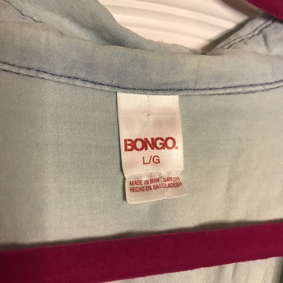 Bleached Bongo Jean Button Up - Picture 3 of 4